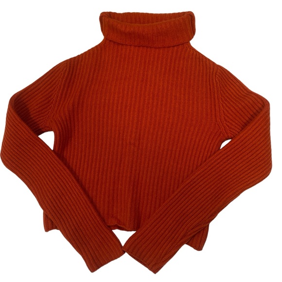 Ralph Lauren Collection 97% cashmere cropped turtleneck - Picture 4 of 6